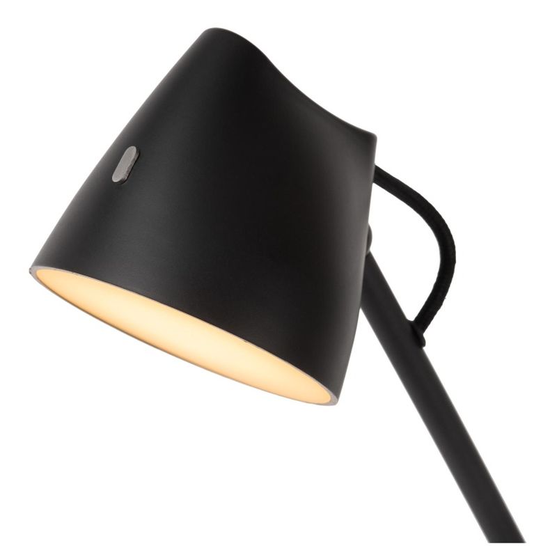 Lucide MILNE - Stolová lampa - LED Dim. - 1x8W 2700K - Čierna